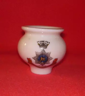 Buy Goss Crested China Felixstowe Roman Urn THE WORCESTERSHIRE Regiment • 8.99£