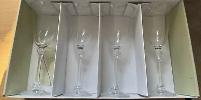 Buy Modern Galway Irish Crystal Liberty Goblet  Large Wine Glasses Boxed • 23£