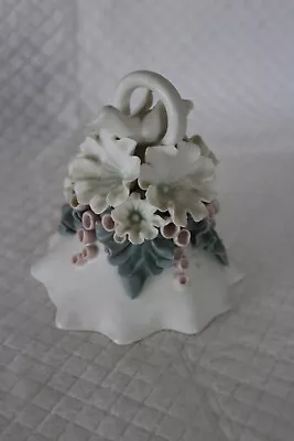 Buy Chessell Isle Of Wight Porcelain Art Pottery 9cm Bell With Bird • 9.95£