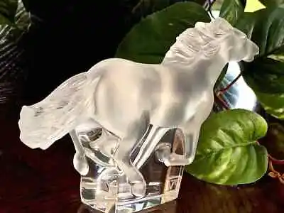 Buy Lalique Kozak Horse Clear/frosted Immaculate New Condition 1204800 Boxed • 450£