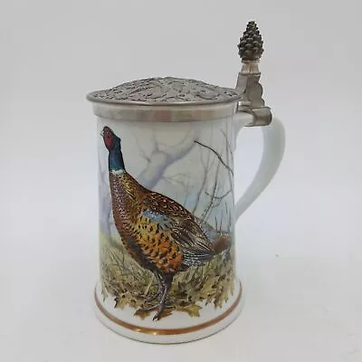 Buy Franklin Porcelain Bone China And Pewter 'The Game Bird' Stein 1981 Designed ... • 15£