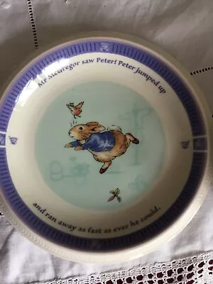Buy Wedgewood Peter Rabbit Childrens Mug And Plate 2001 • 4.99£