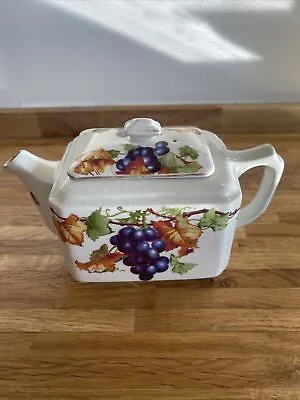 Buy Early 1930's Ringtons Teapot Maling Ware Fruit Design Vintage Art Deco OH • 12.99£