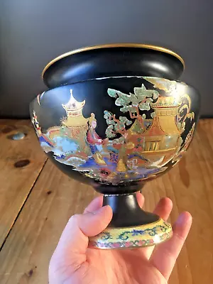 Buy Antique W & R Carlton Ware Japonisme / Chinoiserie Geisha Girl Pedestal Urn Vase • 120£