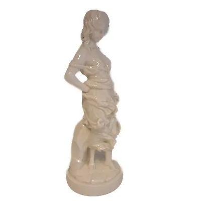 Buy Royal Worcester White Glazed Figure Of Classical Maiden Impressed Marks H11 Inch • 100£