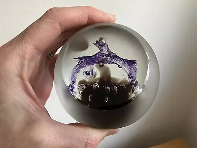 Buy Limited Edition Scottish Caithness Glass Paperweight, Sea Orchid, 663/1000 • 25£