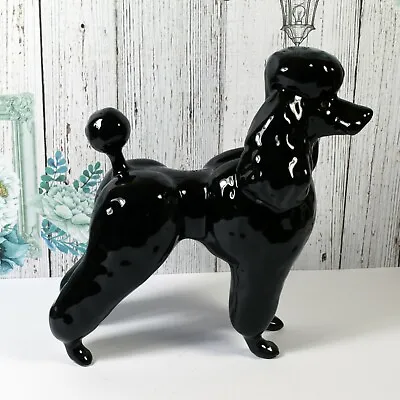 Buy Rare Lovely Beswick Dog Figure ~ 2339 ~ Black Gloss Poodle ~ Large 5  Inch Size • 38.99£