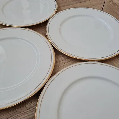 Buy 4 Vintage Duchess Ascot Bone China Dinner Plates (Wedding/Christening) - P&P Inc • 25.95£