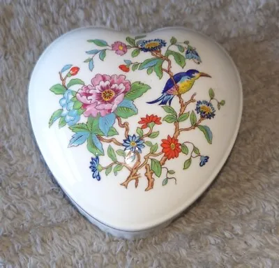 Buy Aynsley Pembroke Heart Shaped Trinket Box In Perfect Condition  • 9.50£