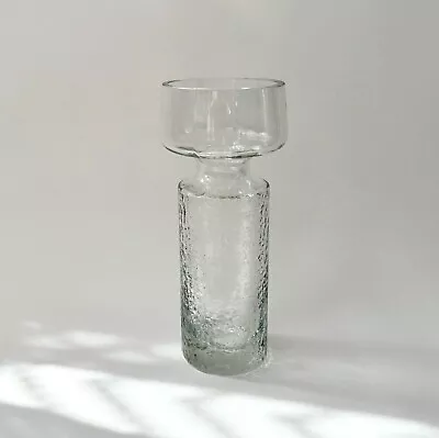 Buy Tamara Aladin Safari Scandanavian Riihimaen Lasi Textured Glass Finnish Vase • 128.08£