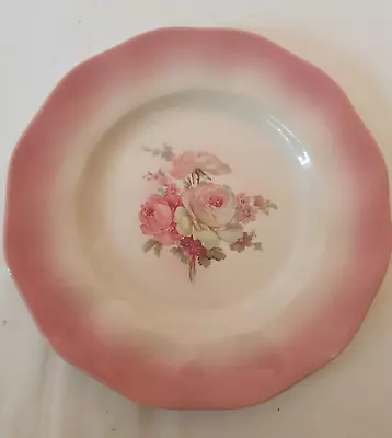 Buy BLAKENEY England Pottery, Ceramic FLORAL Decorative Plate, Central Rose Design • 4£