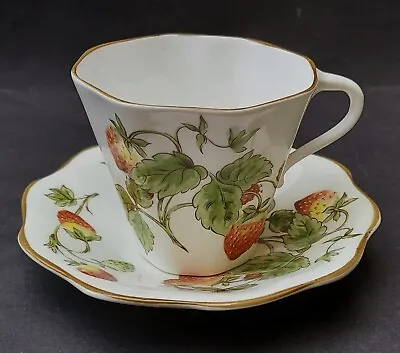 Buy Bone China Coalport Strawberry Cup And Saucer • 9£