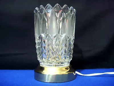 Buy Vintage Original 1970s BOHEMIAN Cut Glass Lamp  • 28.50£