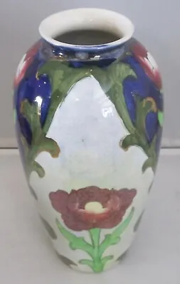 Buy Frederick Rhead For Bursley Ltd Floral Vase Pattern #451 • 60£
