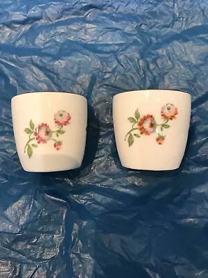 Buy Crown Staffordshire Fine Bone China Floral Egg Cups X2 Excellent Condition • 10£