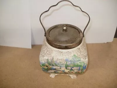 Buy Vintage Tea Caddy Ceramic Sandland Hanley Staffordshire • 9.99£