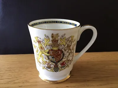 Buy Aynsley Bone China Mug - Commemoration Investiture Of HRH Prince Charles In 1969 • 6.95£