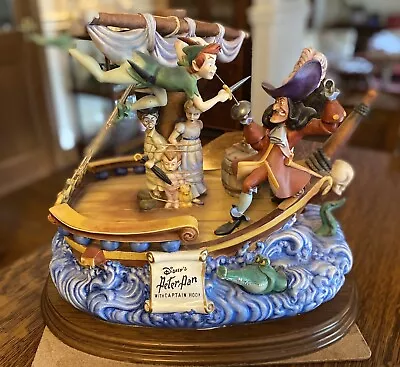 Buy Very Rare, Capo Di Monte Laurenz Disney Peter Pan And Captain Hook Sculpture • 3,995£