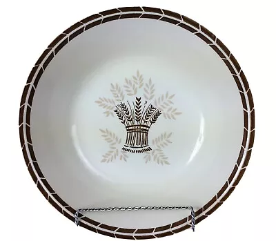 Buy VTG Royal China Serving Bowl Large 11.75  Round Dish Brown Wheat Glass • 17.21£