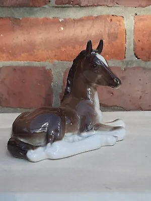 Buy 1970s Vintage Russia USSR Lomonosov Porcelain Horse Figure Figurine • 12£