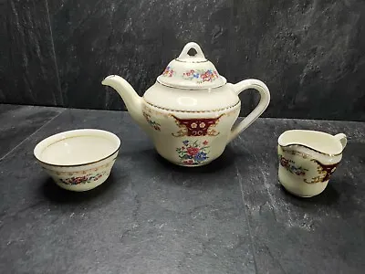 Buy 🌟Portland Pottery Cobridge Staffordshire  Teapot Sugar Bowl & Creamer  BOX60 🌟 • 18£