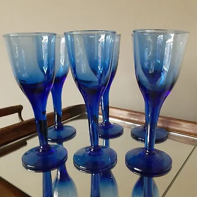 Buy  Vintage Cobalt Blue Glasses • 25£