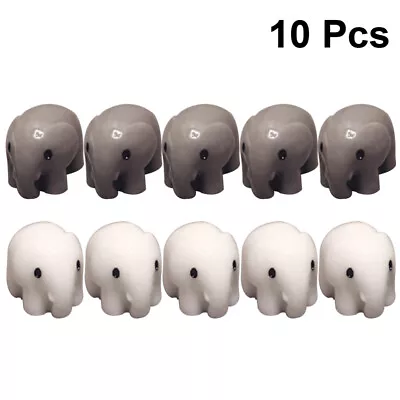 Buy 10pcs Resin Elephant Garden Statues - Perfect For Your Outdoor Decor • 6.15£