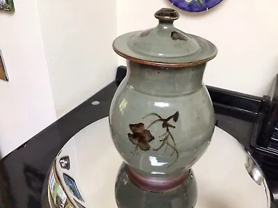 Buy Glenshee Studio Pottery Jar Green Large Scottish • 15.80£