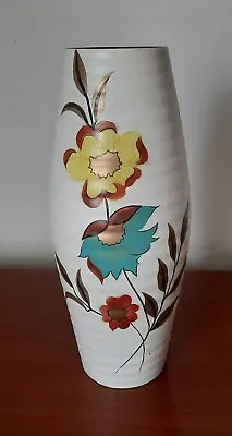 Buy Vintage Ellgreave Pottery Vase   Rhapsody    11  Tall • 8£