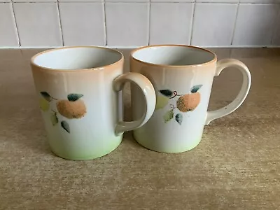 Buy Poole Handpainted Pottery - Citrus Grove - 2 X Tea / Coffee Mugs • 24£