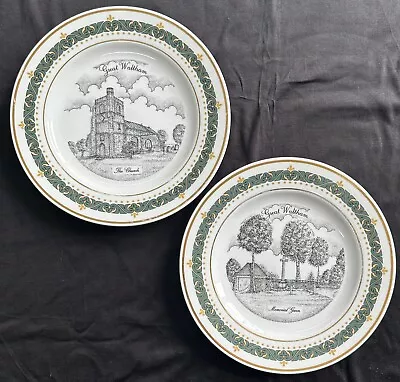 Buy 2 Llangollen Decorative Plates By The Canterbury Collection, Great Waltham • 14.95£
