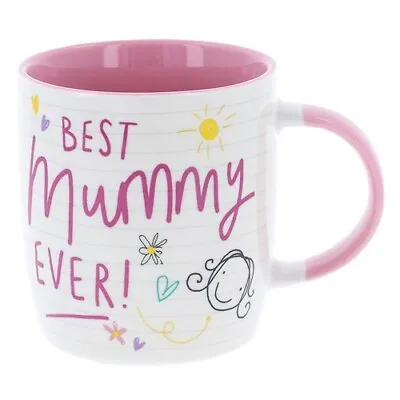 Buy Scribbles Cute Best Mummy Ever China Mug Gift Range From Kids Children • 10.99£