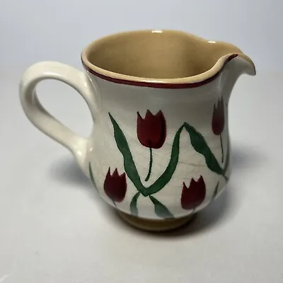 Buy Nicholas Mosse Pottery Red Tulips Jug 4.5” • 45.99£