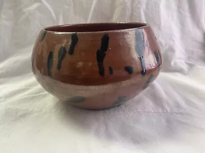 Buy Vintage Pottery Pot Signed By Artist Karen Seehafer 1990 | 7”x 4” • 22.15£