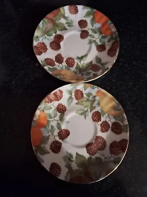 Buy Duchess China Fruit And Berry Saucers X 2 • 3.50£