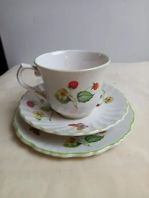 Buy Vintage James Kent Old Foley Trio Cup Saucer Side Plate Flowers Butterfly  • 4.49£