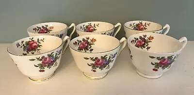 Buy Crown Staffordshire Englands Bouquet Fine Bone China Tea Cup And Saucer • 34.07£