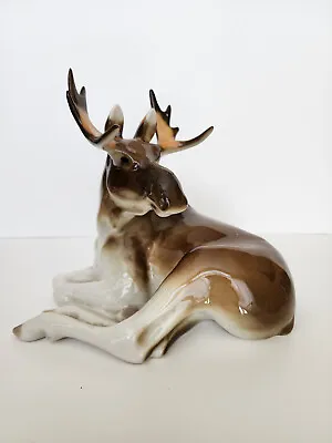 Buy Lomonosov PORCELAIN Figurine Elk,Moose • 151.79£