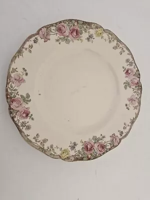 Buy Royal Doulton English Rose D6071 Roses Fluted Plate 8 5/8 Inches • 9.99£