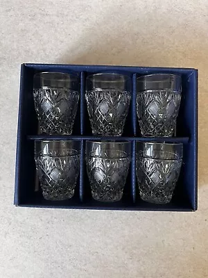 Buy 6 Bohemia Crystal Shot Glasses • 45£