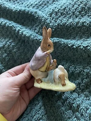 Buy Beatrix Potter Mr Benjamin Bunny And Peter Rabbit Beswick Figurine 1975 • 12£