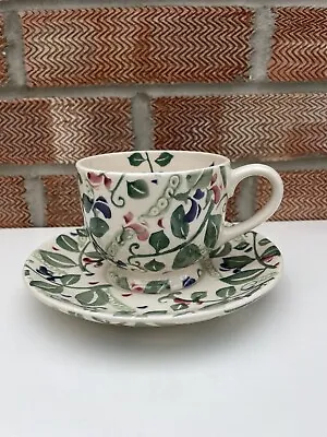 Buy Emma Bridgewater Sweet Pea Floral Large Cup And Saucer Vintage Rare 1996 • 35£