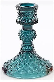 Buy Temerity Jones London Botanical Dinner Glass Candle Holder Choice Of Colours • 8.49£