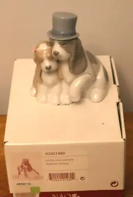 Buy Nao By Lladro Together Forever Doggy Bride & Groom 1480 VGC Boxed • 19.99£