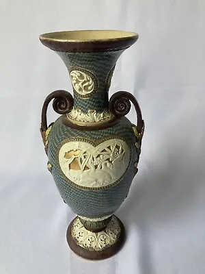 Buy Antique ,Doulton Lambeth ,Mark V Marshall, Twin Handled Vase-Very Unusual C1890 • 395£