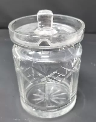 Buy Cut Glass Conserve Jar With Lid • 9.99£