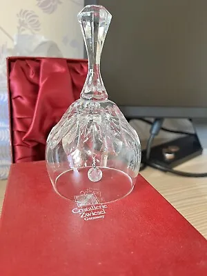 Buy Vintage Crystal Glass Bell Cristallerie Zwiesel Germany Lead Crystal BOXED Gift • 1.89£