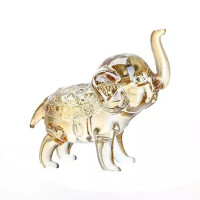 Buy Cute Baby Elephant Ornaments Funny Desktop Crystal Ornaments  Office • 3.77£