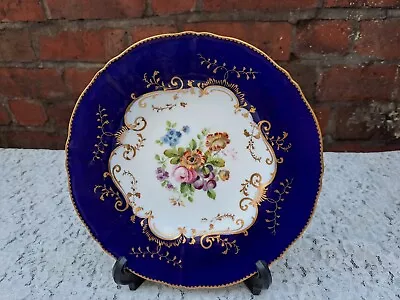 Buy Minton Hand Painted Floral Plate 9.0 Inches • 20£