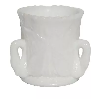 Buy Westmoreland Glass Milk Glass Swan Toothpick Holder Vintage Pressed Glass READ • 14.23£